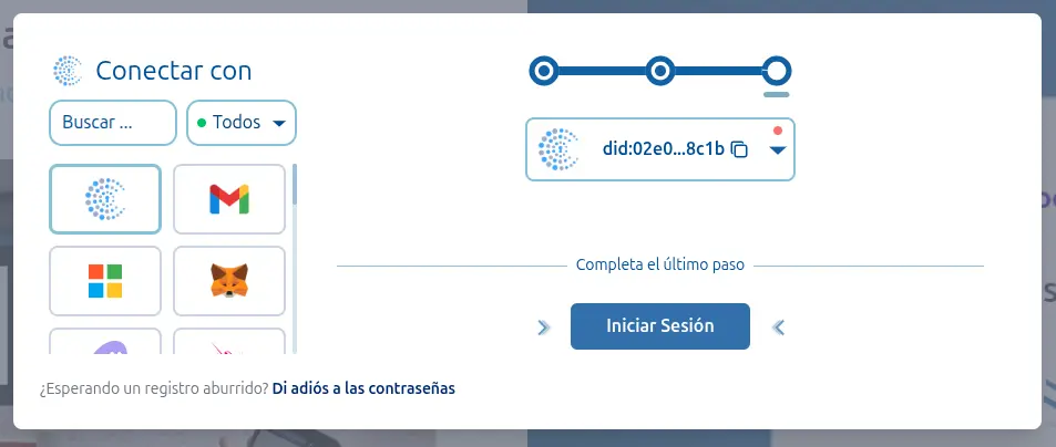 Sign In page